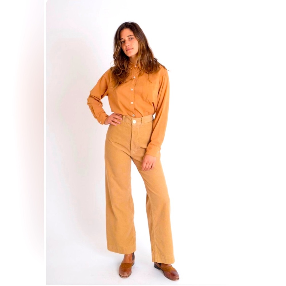 JESSE KAMM corduroy Sailor pants in Palamino size 10